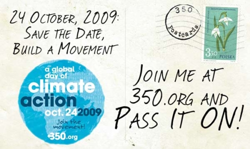 invitación 350.org