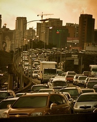 tráfico en carreteras