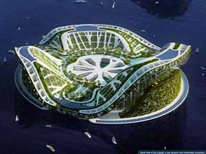 El proyecto "Lilypad" del arquitecto belga Vincent Callebaut 