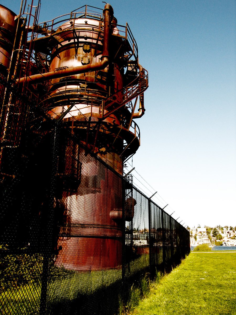 Free Gaswork Park Seattle WA Stock Photo